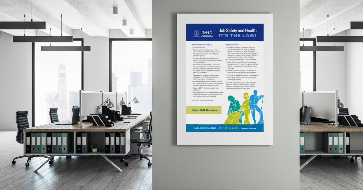 OSHA's Free Workplace Poster  Occupational Safety and Health Administration