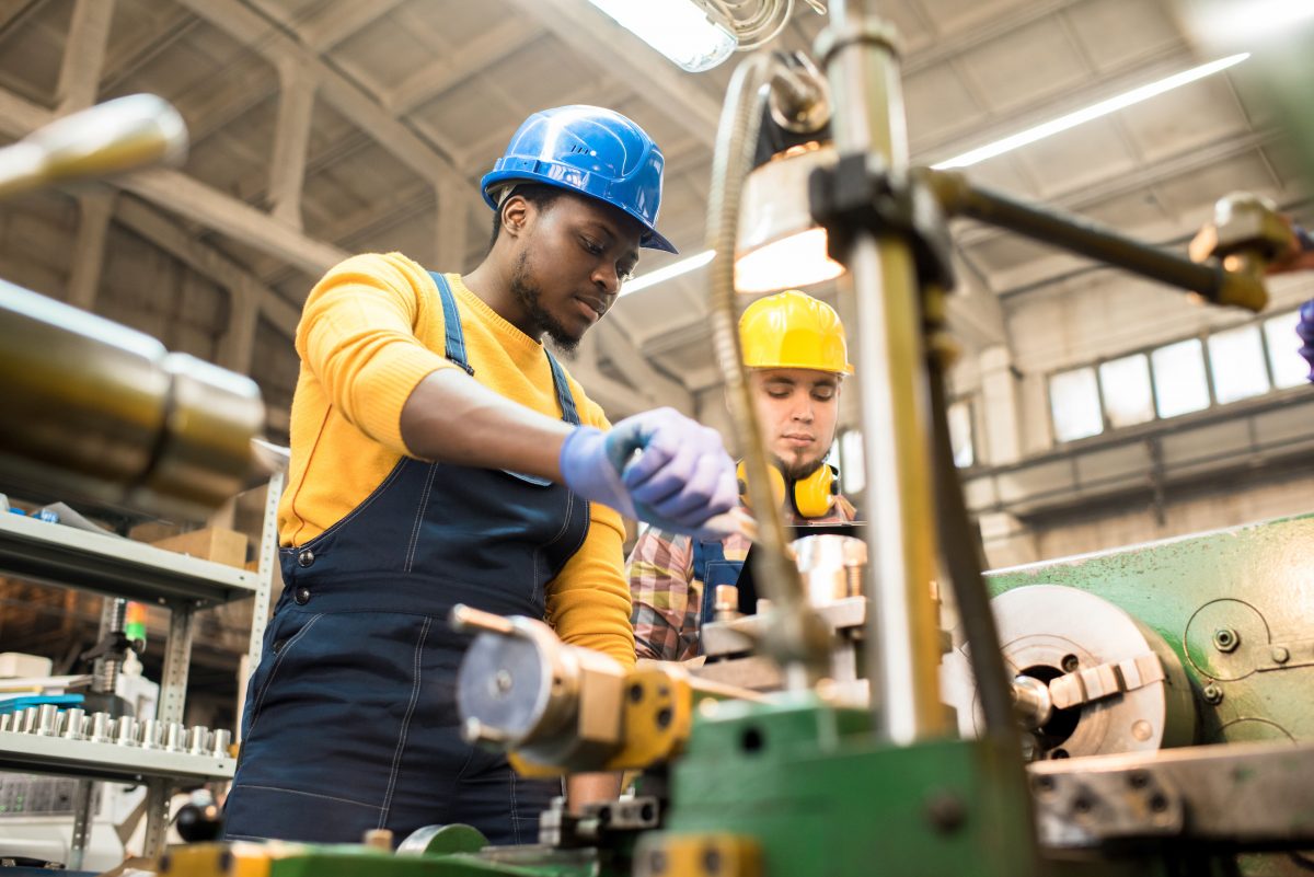 training factory workers in lockout tagout procedures