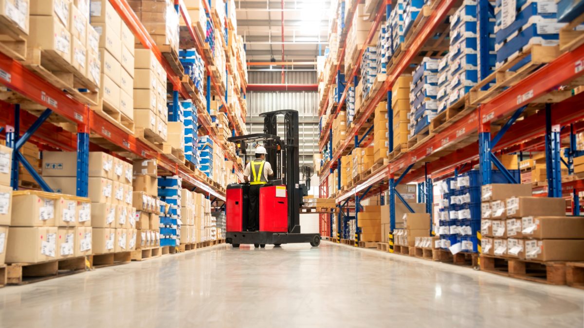 Warehouse Forklift Aisle