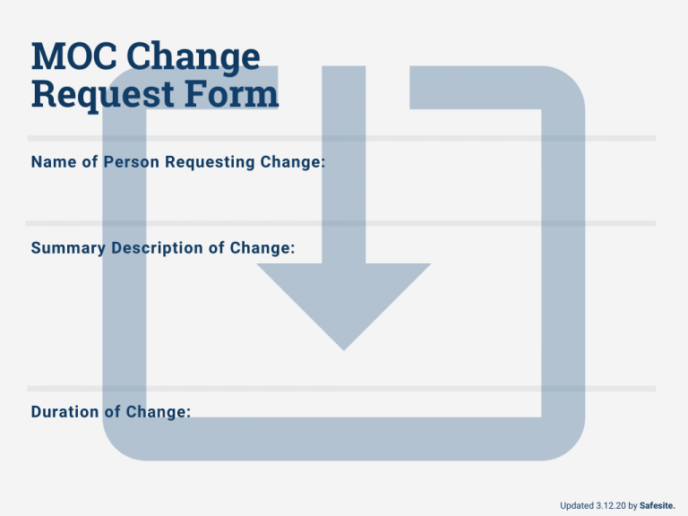 5 Comprehensive MOC Checklists for Management of Change - Safesite