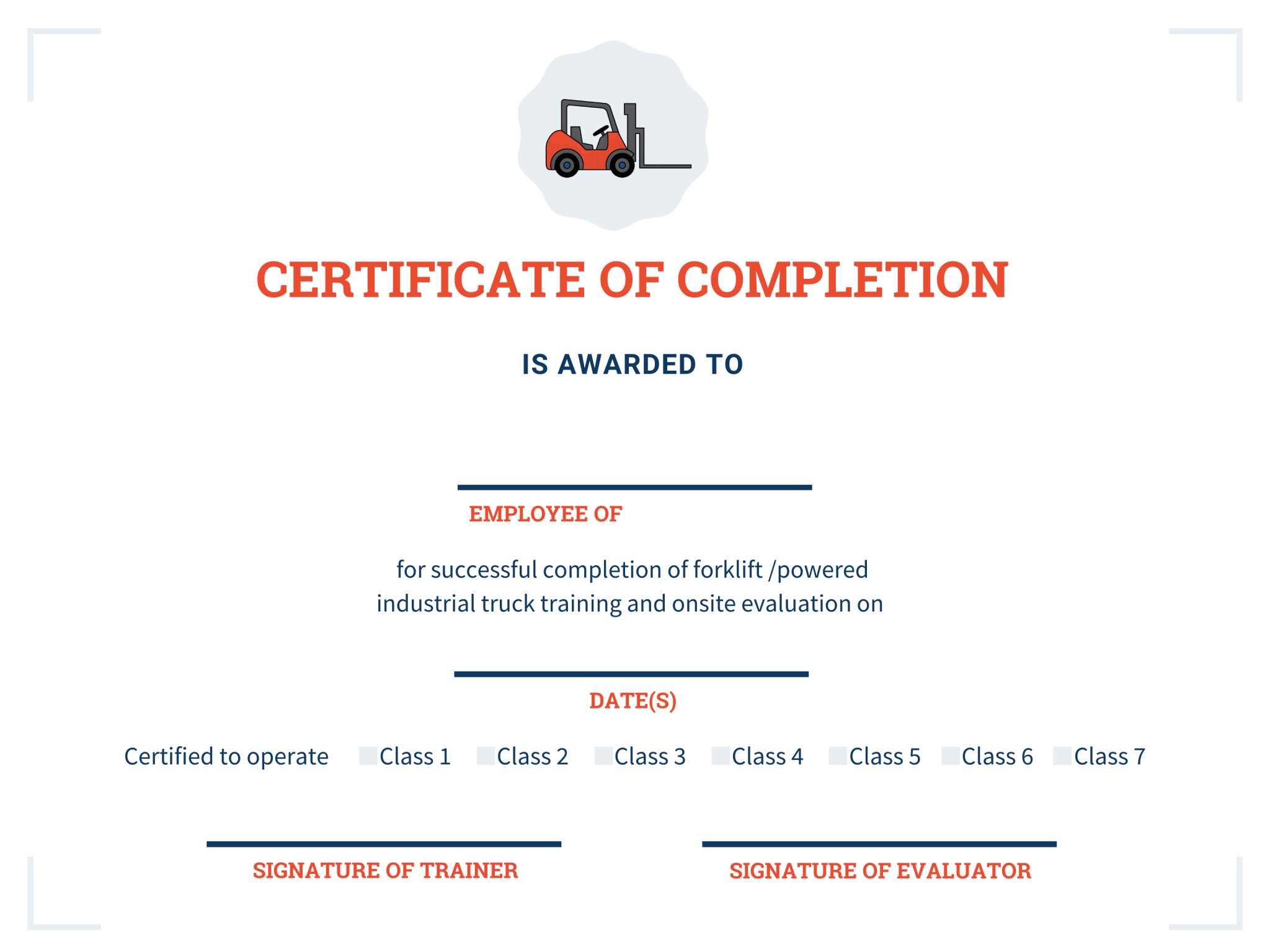 forklift licence forklift licence