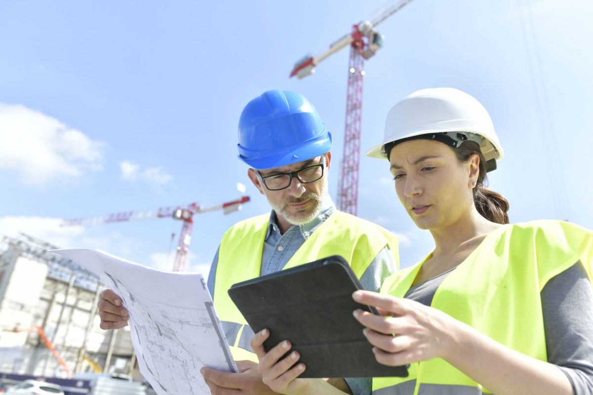 an entry level safety coordinator on the job site