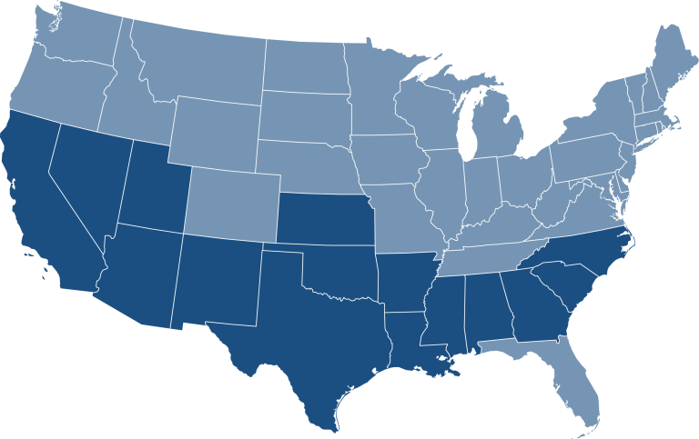 Foresight Workers Compensation Insurance Map